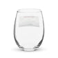 Stemless wine glass