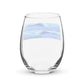 Stemless wine glass