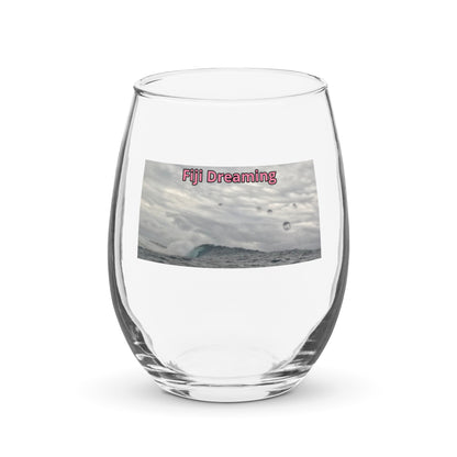 Stemless wine glass