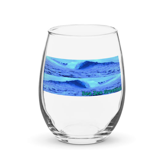 Stemless wine glass