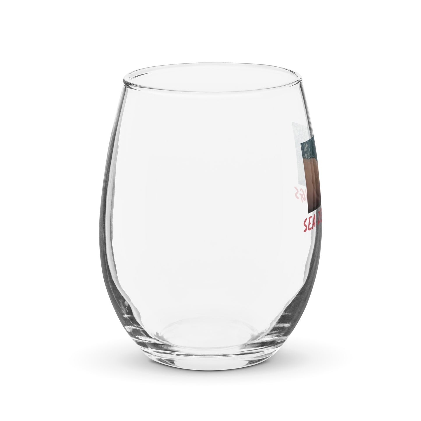 Stemless wine glass