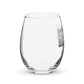 Stemless wine glass