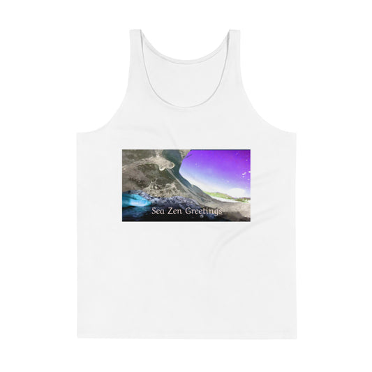 Purple Wave Unisex Tank Top