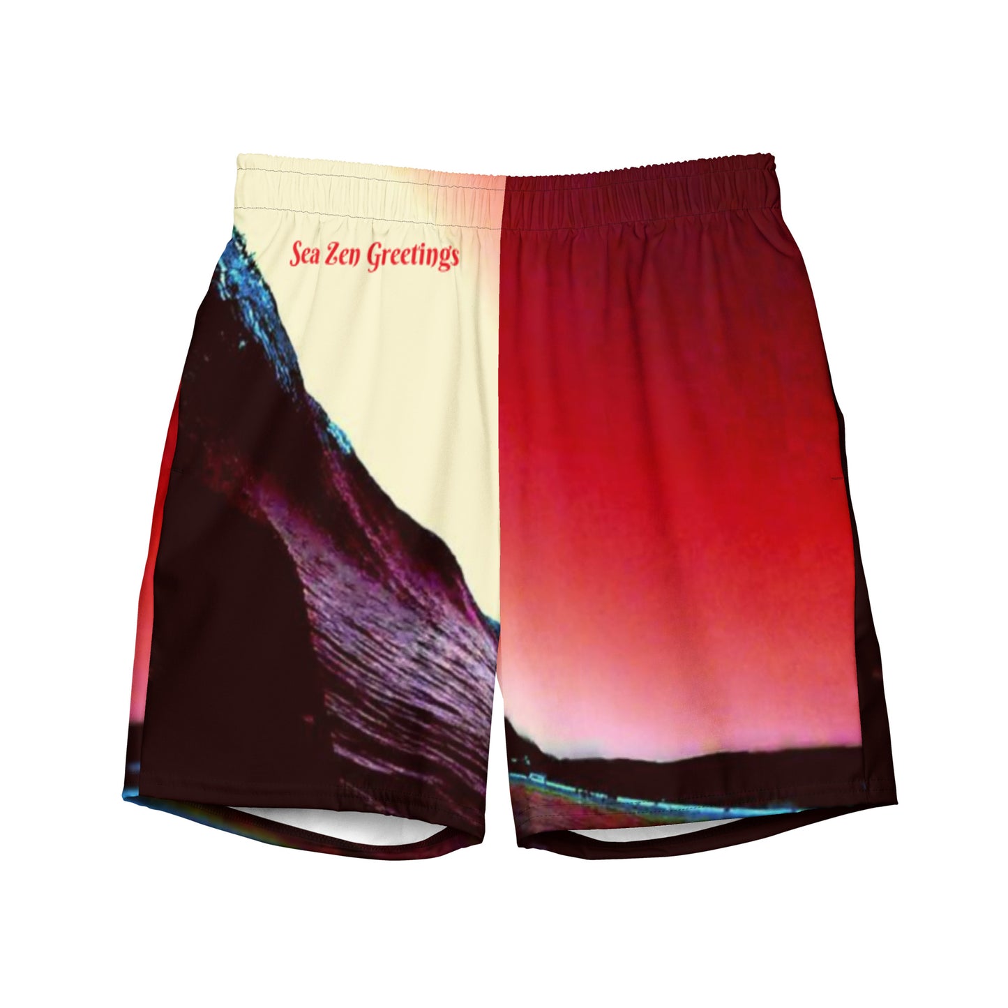 Sunset Serenity Men's swim trunks