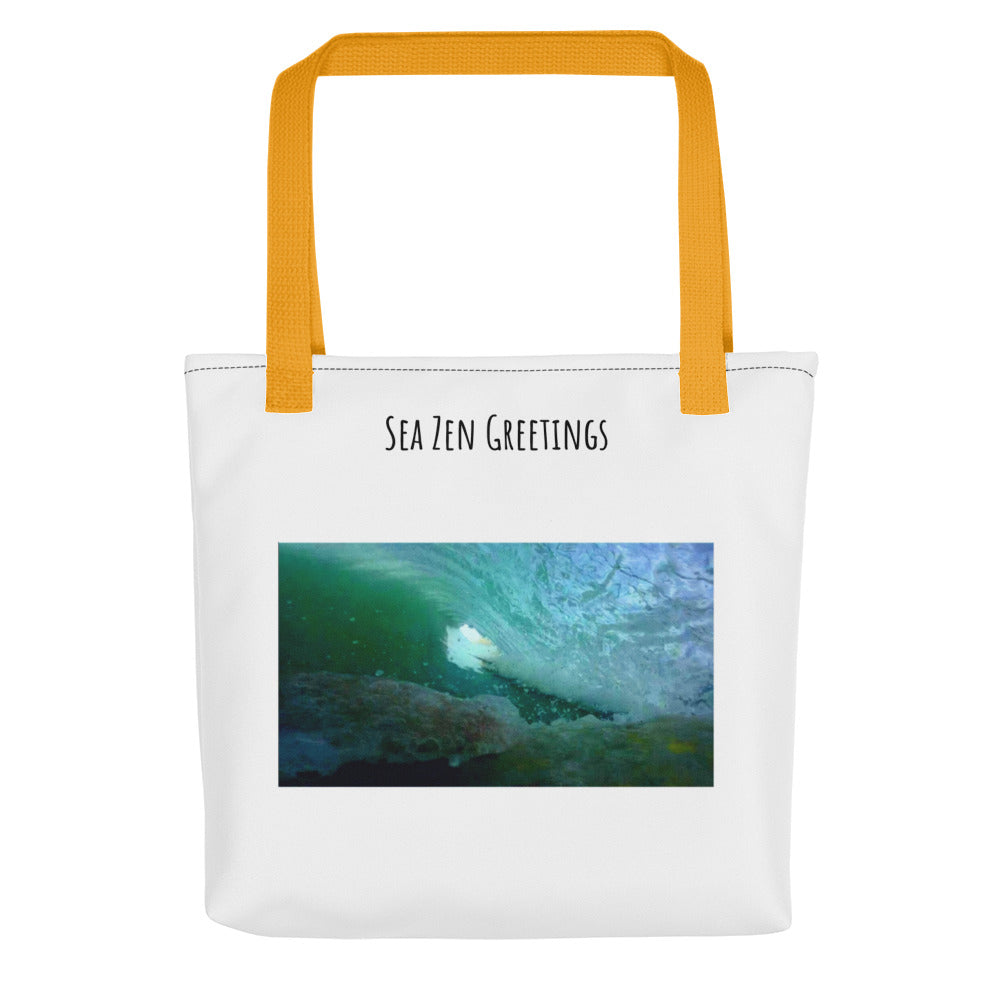 Crashing on Me Tote bag