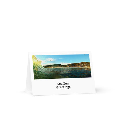 Sea Zen Greeting Card #1