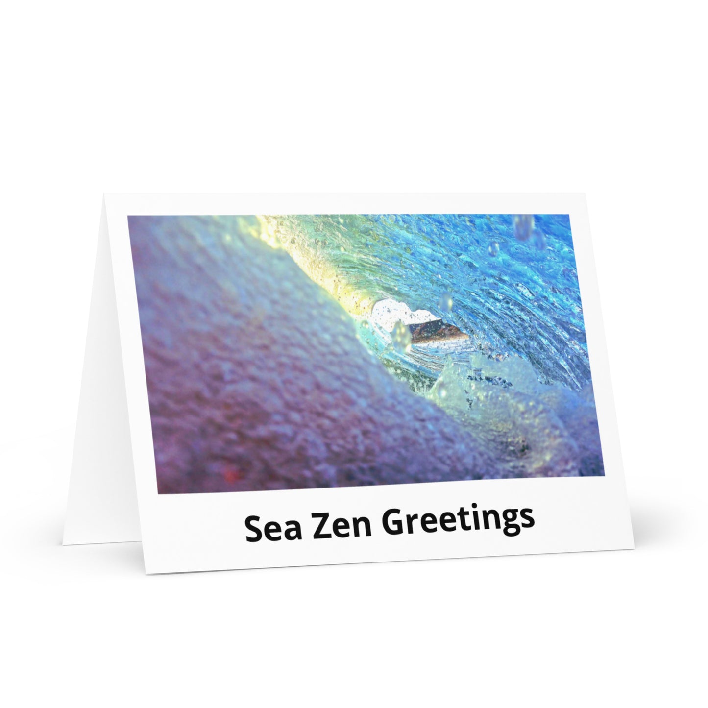 Colorful Bubbles Wave Greeting Card