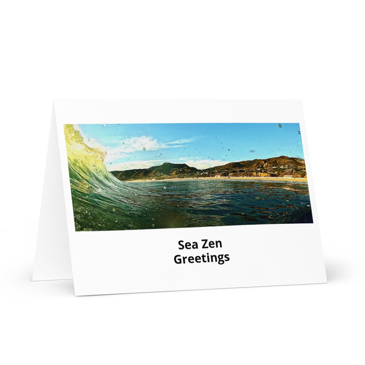 Sea Zen Greeting Card #1