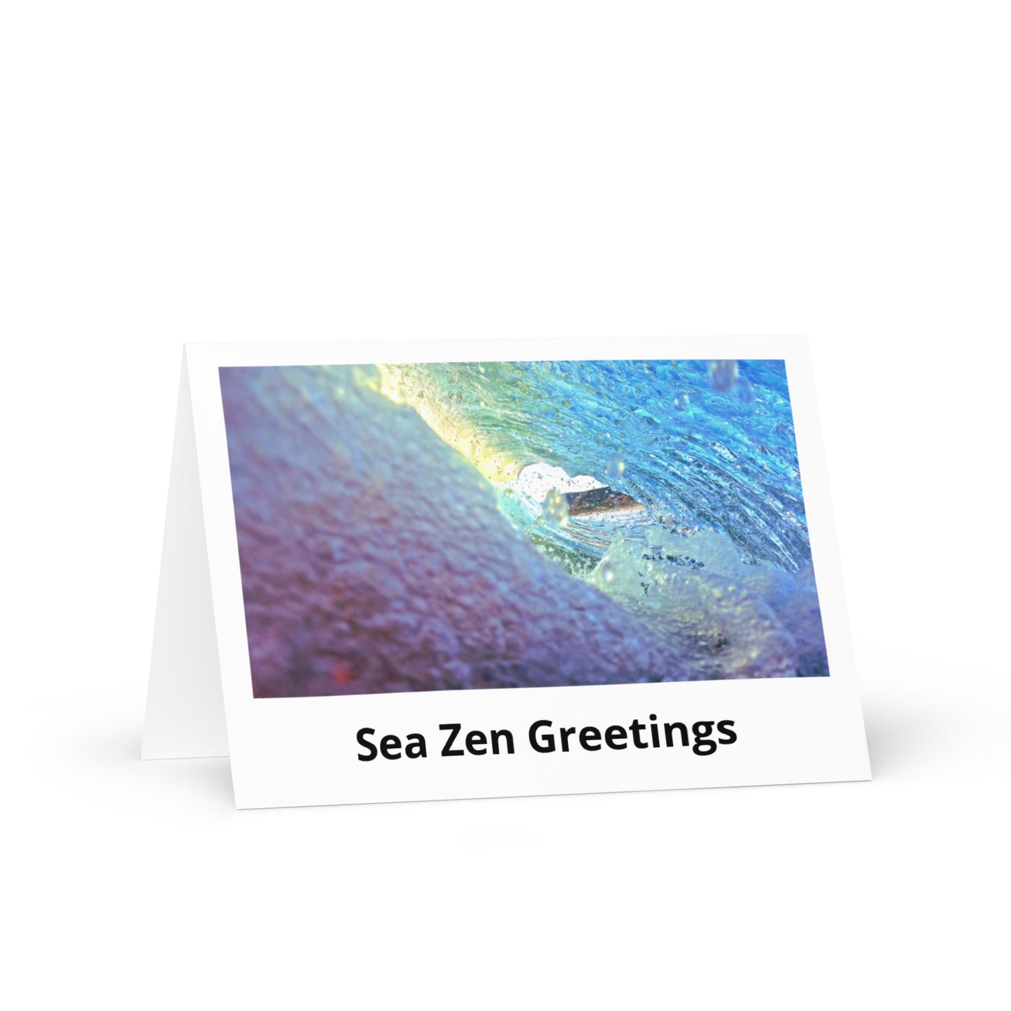 Colorful Bubbles Wave Greeting Card