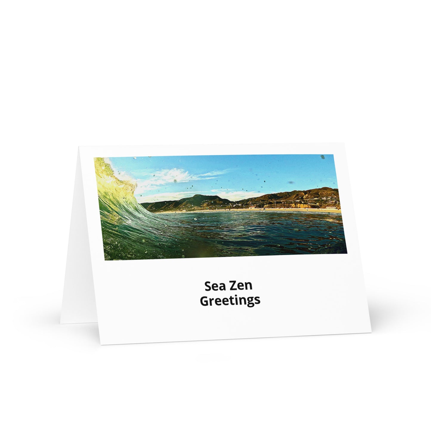 Sea Zen Greeting Card #1