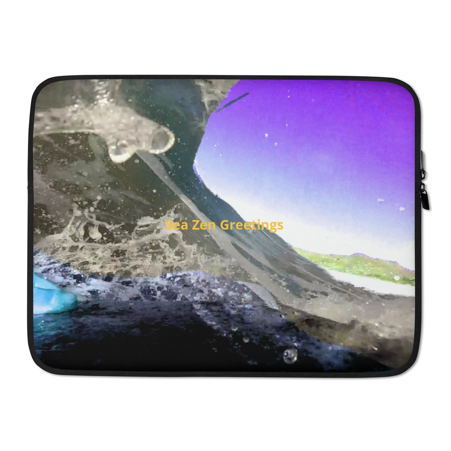 Purple Wave Laptop Sleeve