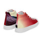 Sunset Serenity Men’s high top canvas shoes