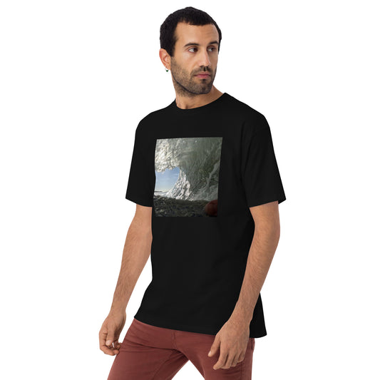 Without words in tube Men’s premium heavyweight tee