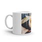 Pom Love White glossy mug